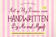 Bundle Handwritten Font Duo