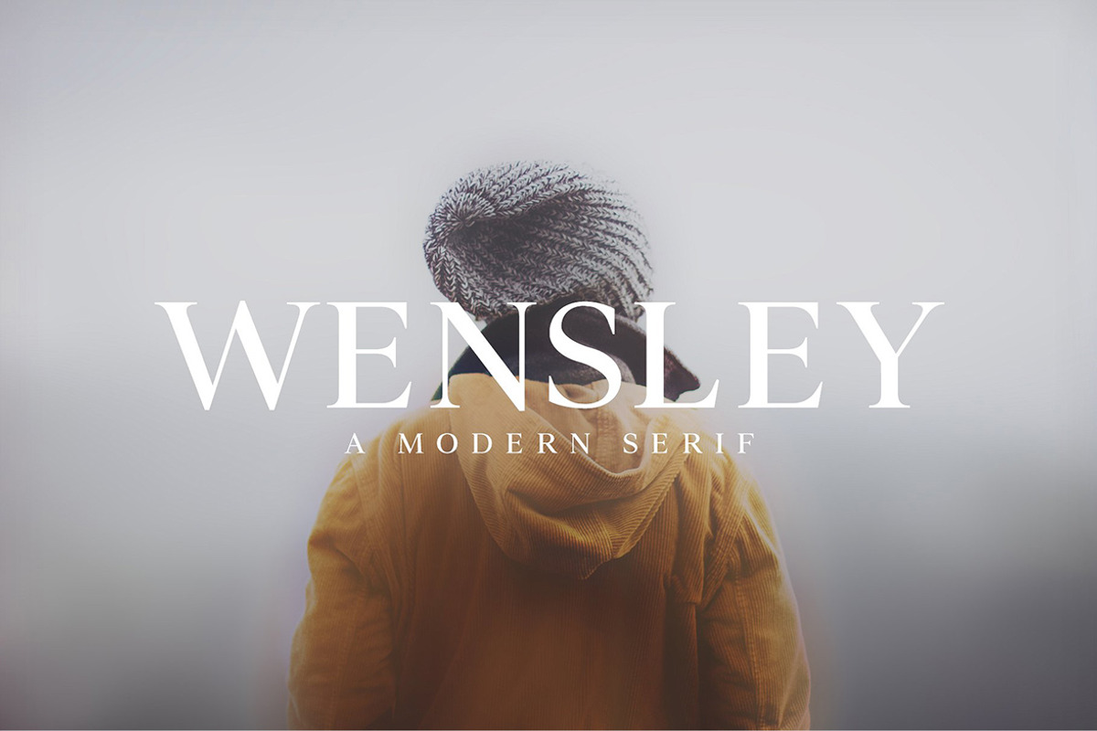 Wensley Modern Serif Font Family preview 8