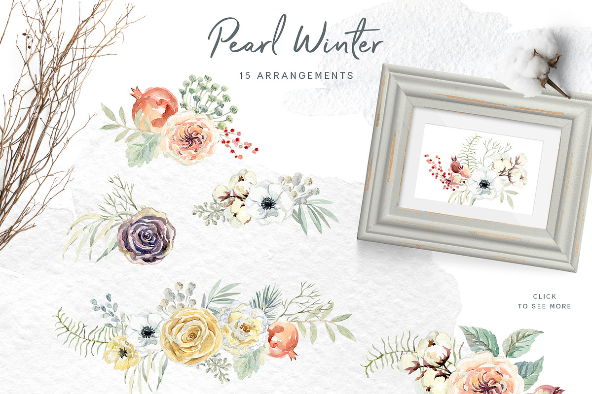 Pearl Winter. Watercolor, an Animal Illustration by OJardin (Photo 2 of 9)