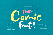 Bramscoot - modern comic, a Script Font by Olexstudio (Thumbnail 6 of 9)