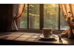 caffeine morning coffee at home ai, a Food & Drink Photo by pikepicture