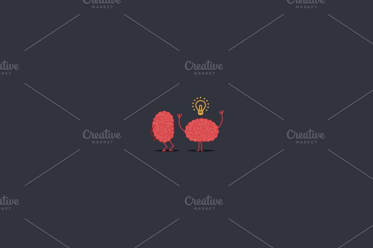 Brain character big set, a Person Illustration by Beatriz Gascón (Photo 2 of 4)