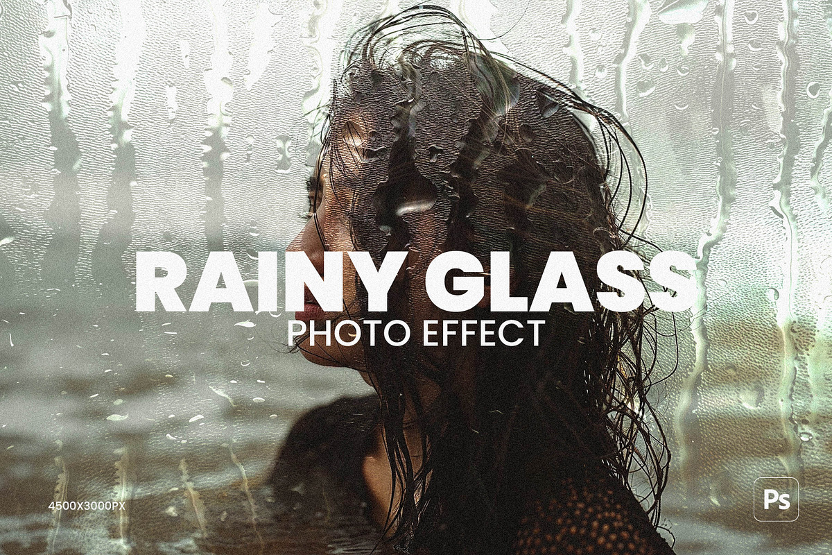 Rainy Glass Photo Effect, a Layer Style Add-On by AndrewPixel (Photo 1 of 7)