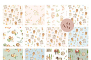 BUNDLE #2 - Watercolor Patterns, an Animal Illustration by Flora+Bear (Thumbnail 8 of 11)