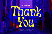 Bethlehem Modern Display, a Font by Creatype Studio (Thumbnail 10 of 10)