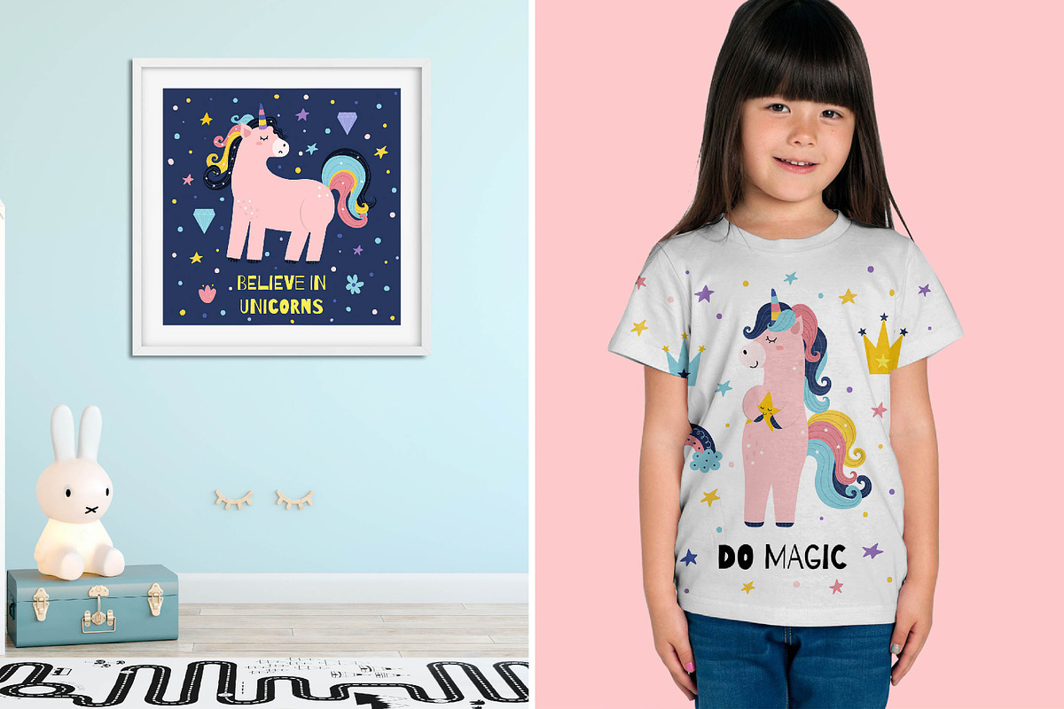 Unicorns Clipart Collection, an Animal Illustration by Gulnara Sabirova (Photo 14 of 20)