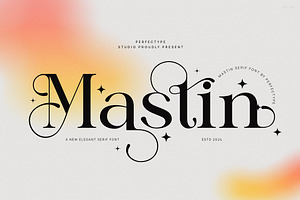 Mastin Elegant Ligature Serif Font, a Serif Font by Perfectype
