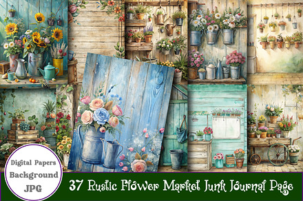 Rustic Flower Market Junk Journal