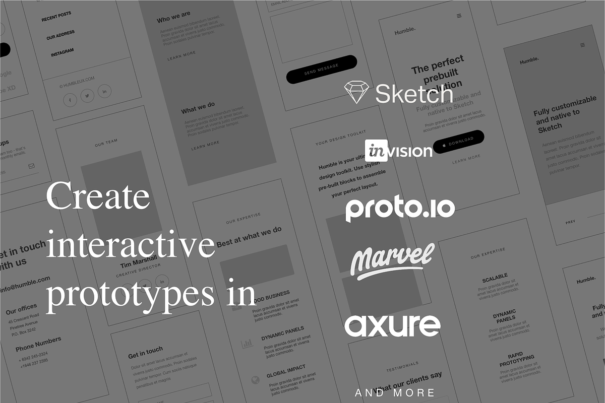 Web Wireframe Kit for Corporate Site, a Wireframe Template by UX Design Mastery Shop (Photo 8 of 10)