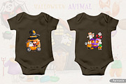 Animal Halloween, Halloween Clipart, an Animal Illustration by Apixsala (Thumbnail 10 of 14)
