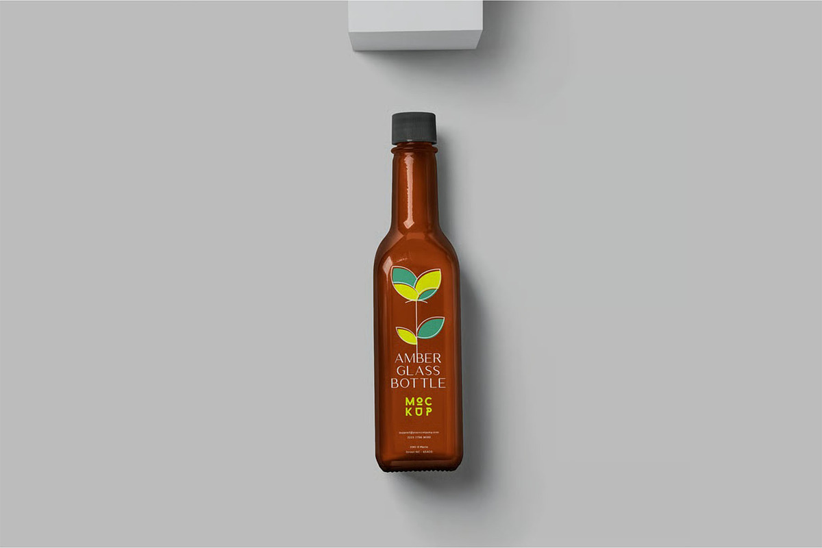 Amber Olive Oil Bottle Mockups, a Product Mockup by megostudi0 (Photo 6 of 7)