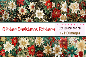 Glitter Christmas Pattern