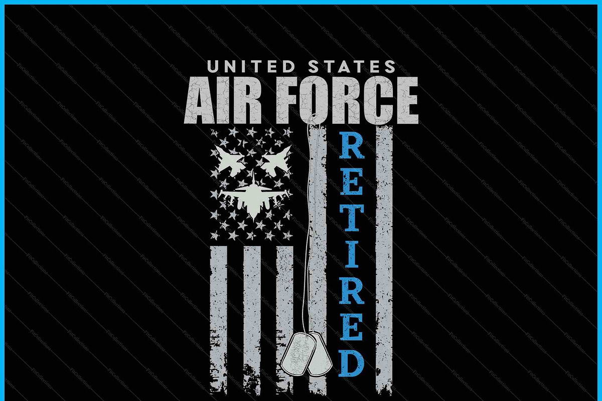 Veteran Of The USA Air Force Retired, a Graphic by Creativeusart (Photo 3 of 4)