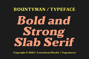 Bountyman Typeface