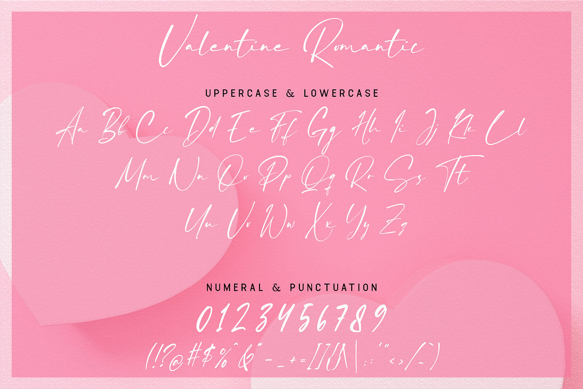 Valentine Romantic - A Modern Script, a Script Font by overlaytemplates (Photo 5 of 5)
