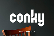 Conky – Friendly Sans Serif, a Sans Serif Font by Artiveko (Thumbnail 1 of 8)