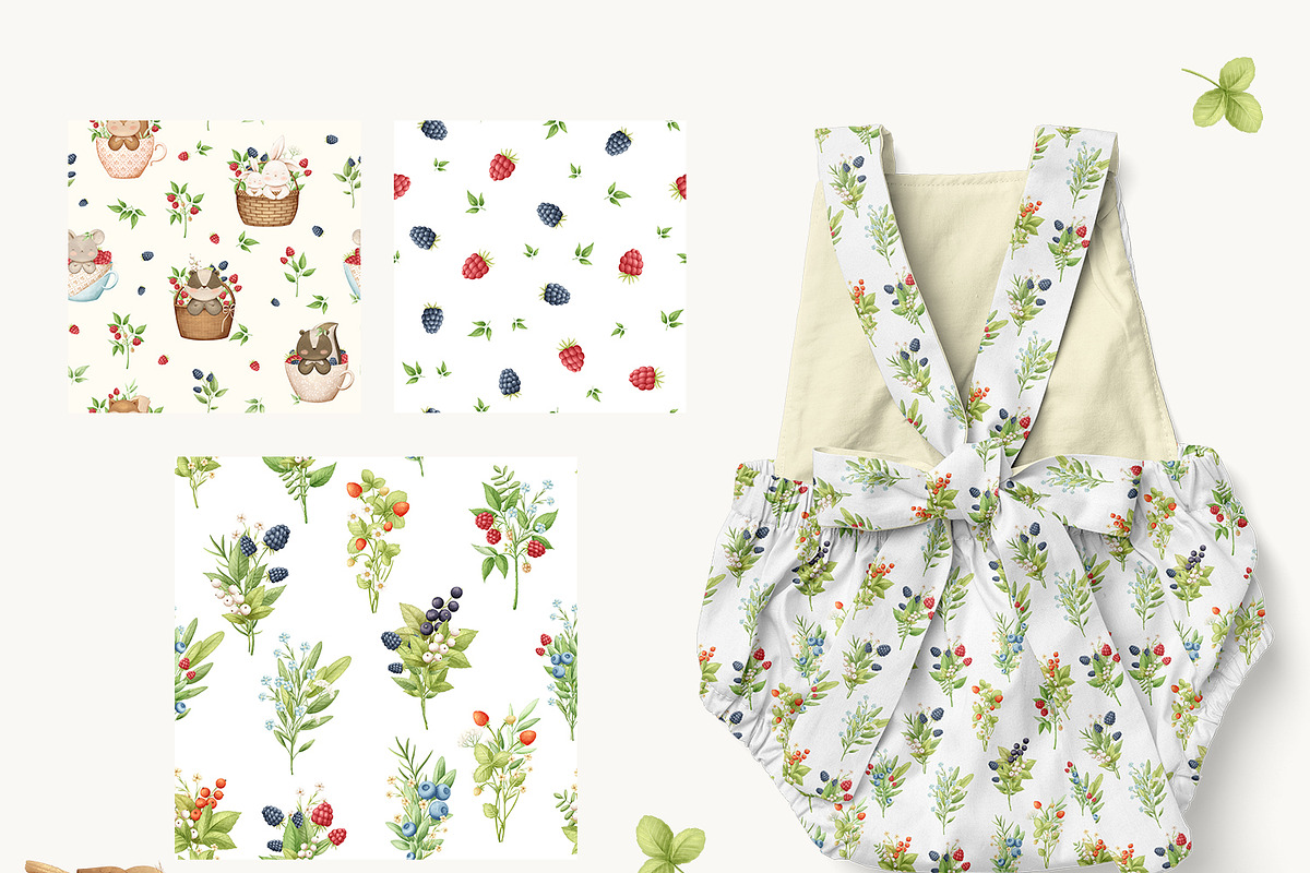 Berry Summer - kids collection, an Animal Illustration by polikarpovaart (Photo 8 of 21)