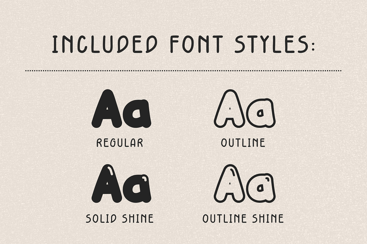 Bubble Display Font-Ladyfinger Soda, a Handwritten Font by ZoloDesignHub (Photo 3 of 8)