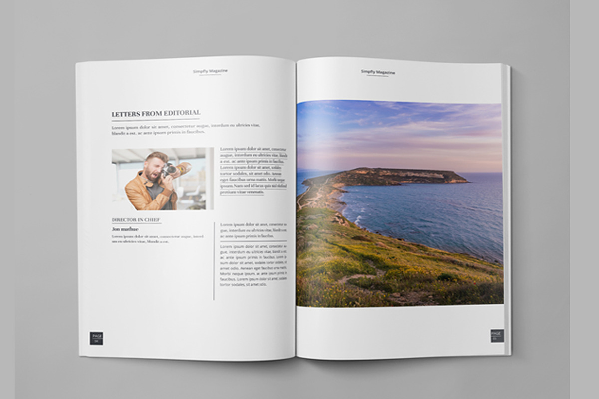 Magazine Layout Template, a Magazine Template by obidullah_01 (Photo 2 of 10)