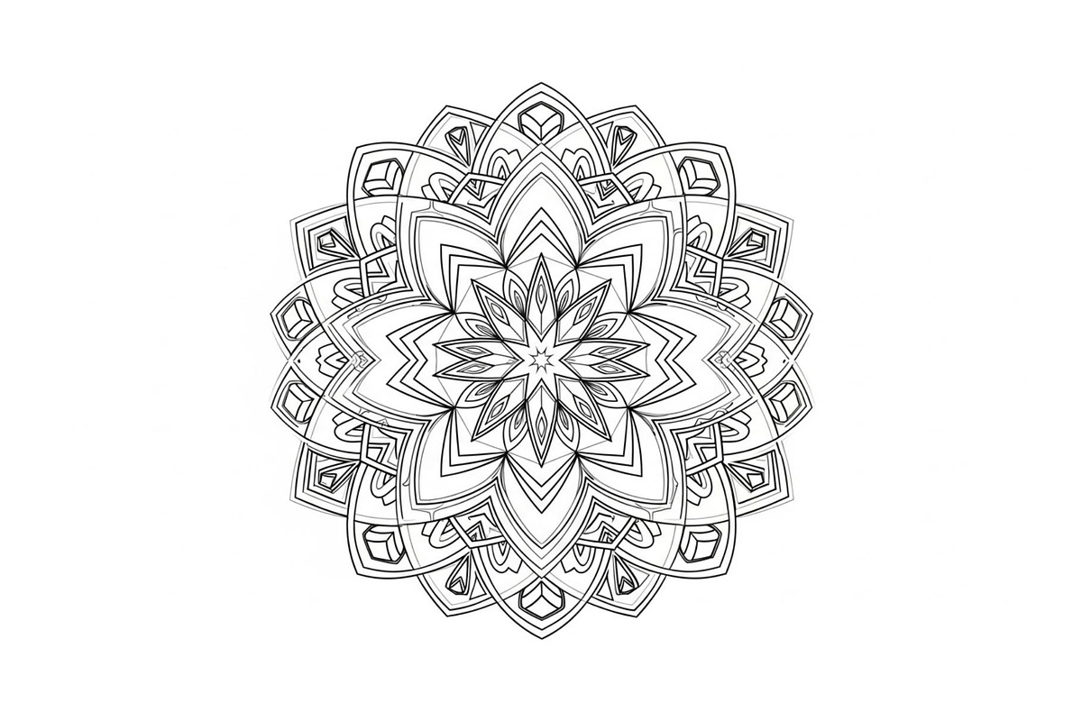 Mandala Flower SVG Bundle, an Illustration by Creativeshirt (Photo 5 of 31)