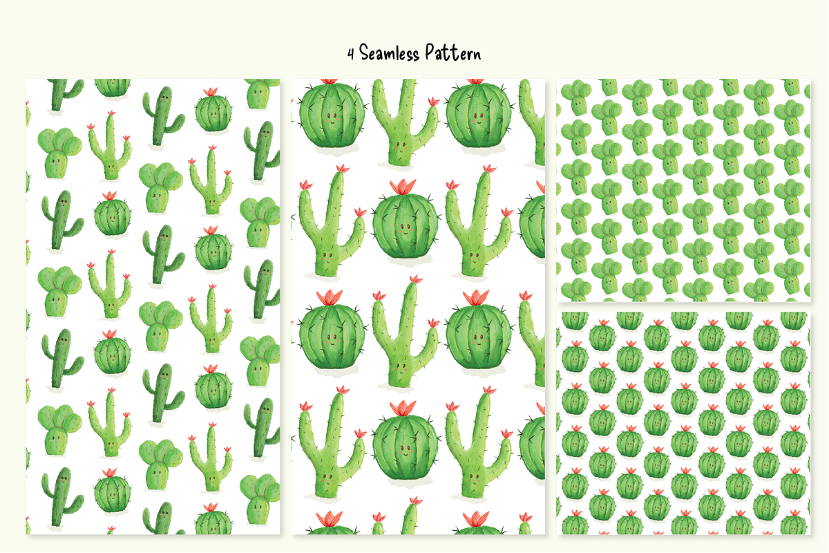 Cactus Watercolor - Editable Planner, a Decorative Illustration by An Design (Photo 5 of 5)