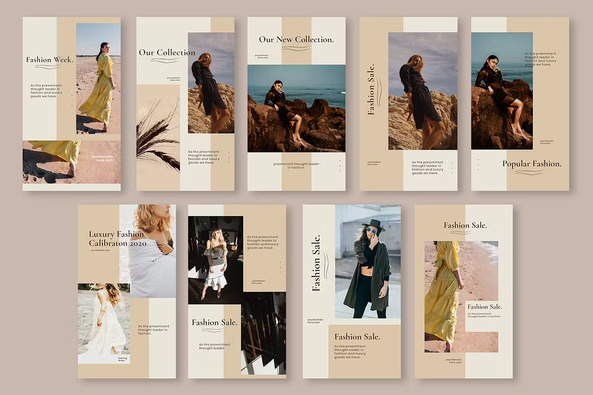 Fashion Instagram Stories Template, a Marketing Template by Xtrahive (Photo 2 of 2)