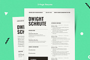 Resume Template Word Pages InDesign, a Resume Template by More Profesh (Thumbnail 2 of 8)