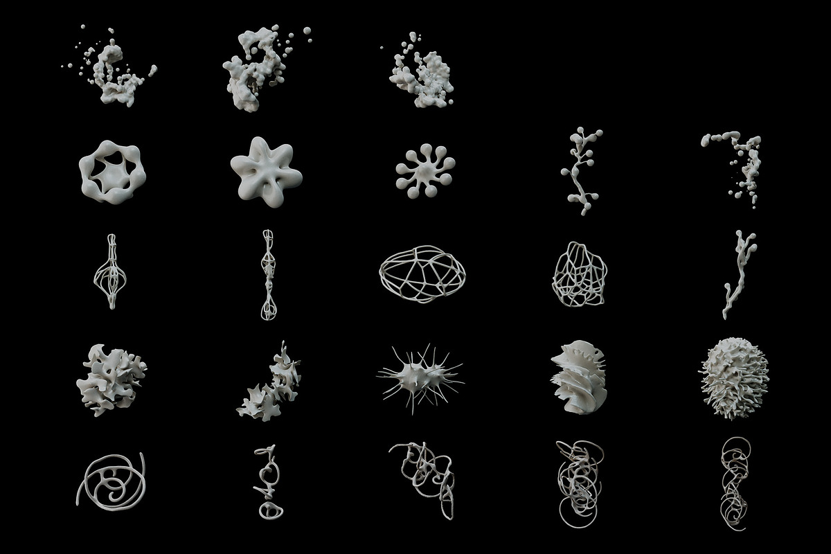 Cyber Coral - Abstract 3D Shapes, an Object Graphic by Dirtybarn (Photo 2 of 7)
