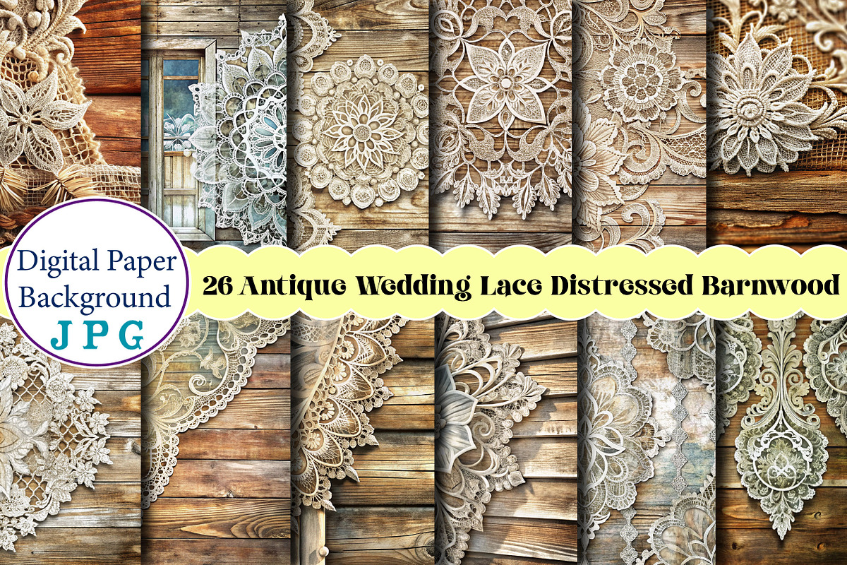 Antique Wedding Lace Distressed, a Photo by Wow Magic (Photo 2 of 2)