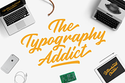 Rupture Typeface - Font Duo, a Script Font by Letterhend Studio (Thumbnail 5 of 12)