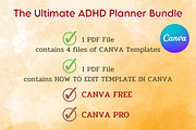 The Ultimate ADHD Planner Bundle, a Marketing Template by Adalin Shop (Thumbnail 8 of 8)