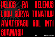 Sungazer - Display Typeface, a Font by Mabütype (Thumbnail 5 of 7)