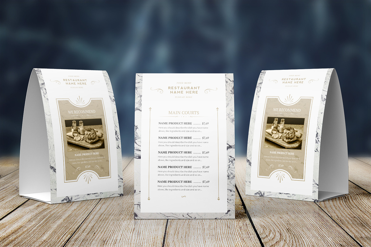 Classy Food Menu 7 Template, a Brochure Template by Luuqas Design (Photo 10 of 16)