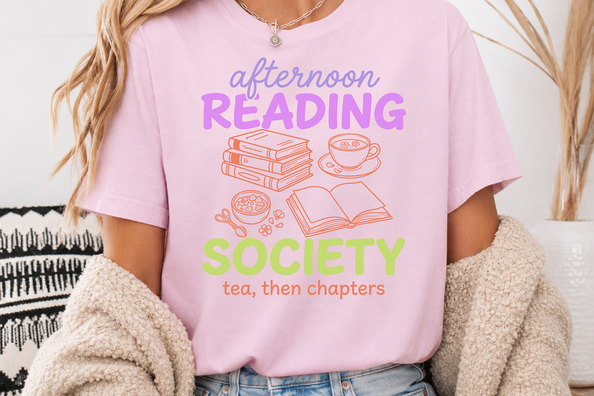 Afternoon Reading Society PNG, a Seasonal Illustration by Rose Art (Photo 3 of 3)