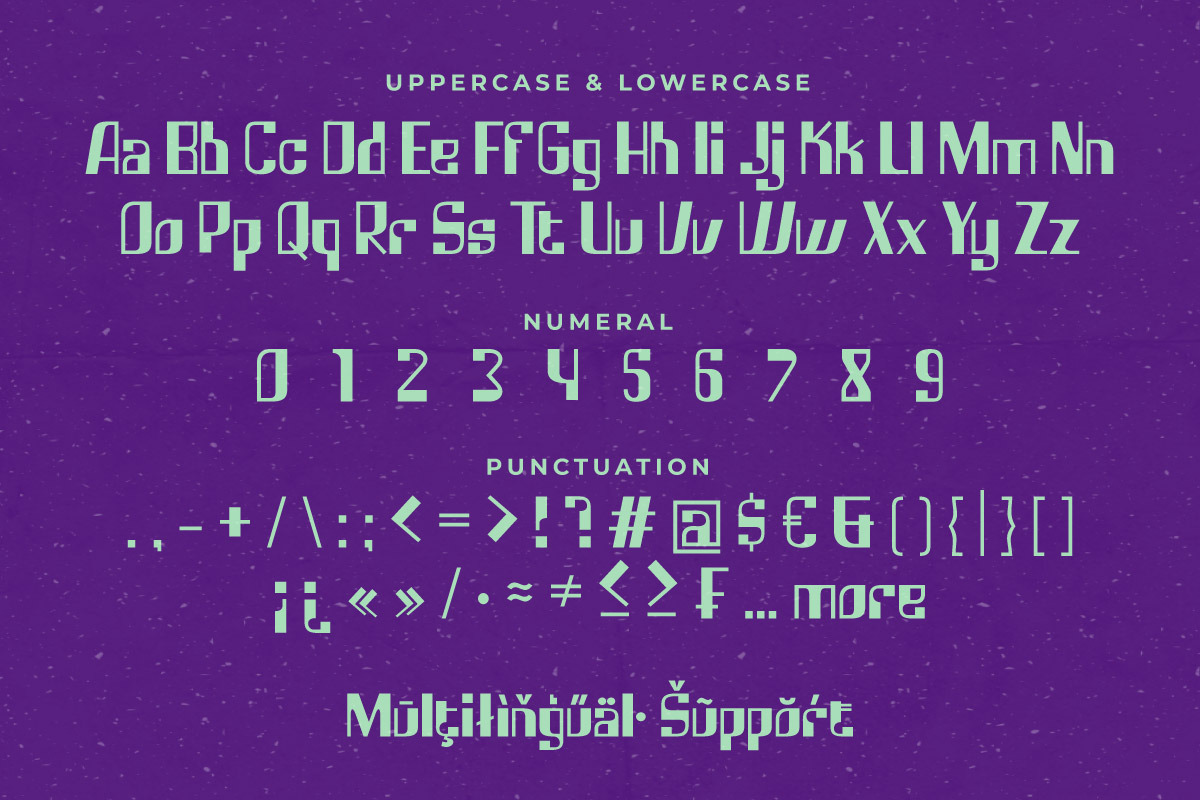 Vakulta - Retro Futurism Font, a Sans Serif Font by twinstd (Photo 9 of 9)