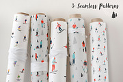 Christmas & Winter Prints & Patterns, a Person Illustration by Dasha_D (Thumbnail 3 of 5)