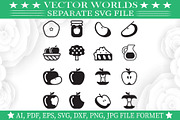 Apple icon Svg, Apple, icon Svg, an Object Graphic by VectorWorlds (Thumbnail 2 of 3)