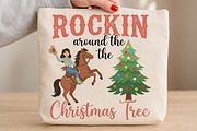Rockin around the Christmas tree PNG, a Seasonal Illustration by DreamCafeArt (Thumbnail 3 of 7)