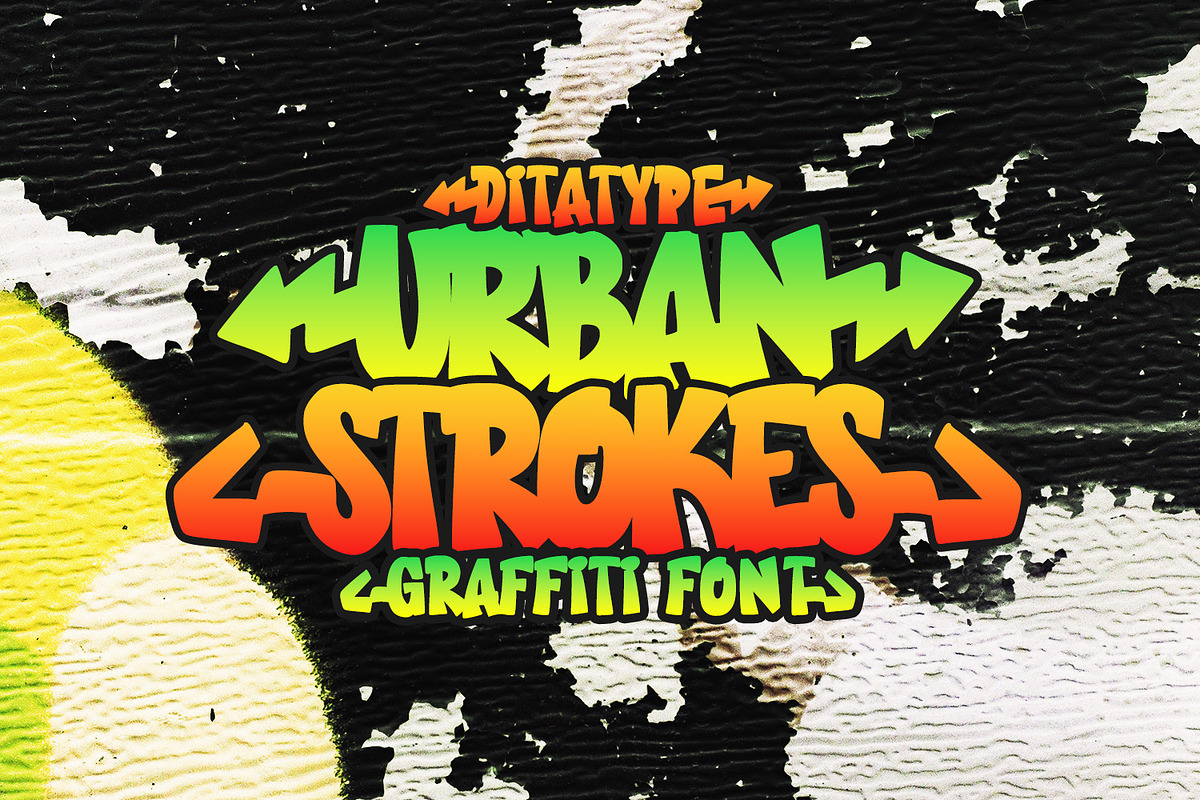 Urban Stroke, a Symbol Font by Ditatype (Photo 1 of 11)