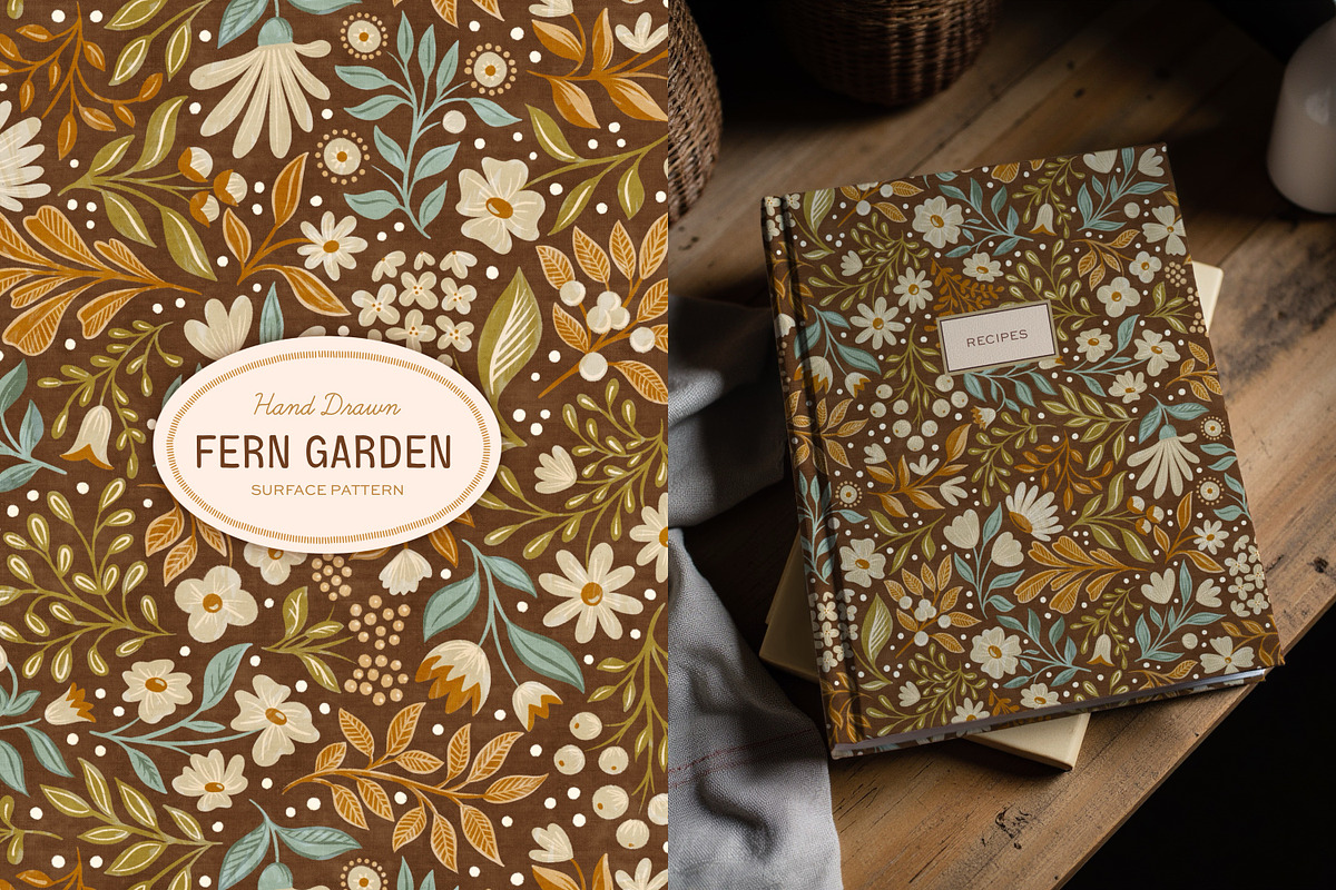 Fern Floral Illustrations & Pattern, a Decorative Illustration by Eclectic Anthology (Photo 5 of 8)