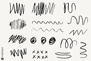 Analog | Hand Drawn Elements Set, a Texture Graphic by Youandigraphics (Thumbnail 14 of 17)