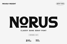 Norus - Classy Sans Serif Font