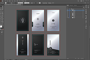 Obsidian - Stylish Business Cards, a Business Card Template by Ctrl space studio (Thumbnail 7 of 9)