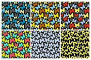 28 Butterfly seamless patterns set, a Pattern Graphic by IreneArt illustrations (Thumbnail 2 of 5)
