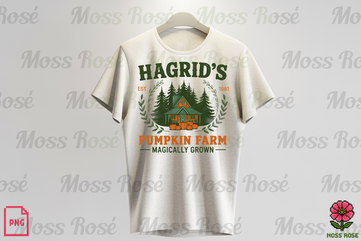 Hagrid’s Pumpkin Farm, a Graphic by Moss Rose (Photo 2 of 3)