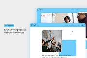 Framer Podcast Website Template, a Websites & App Template by Blue Monkey Media (Thumbnail 2 of 6)