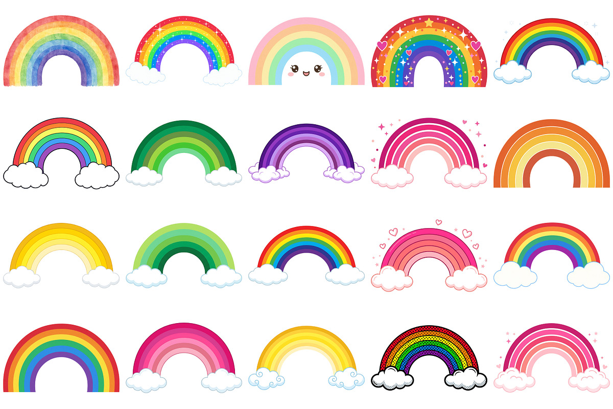 Rainbow Png, an Object Illustration by Forhadx5 (Photo 5 of 14)