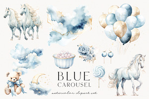 Blue Carousel