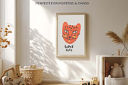 Wild Cats Clipart Set, an Animal Illustration by Irina Ostapenko (Thumbnail 6 of 6)