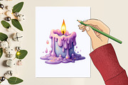 Dreamy Cute Halloween Clipart, a Graphic by designcity5 (Thumbnail 5 of 5)